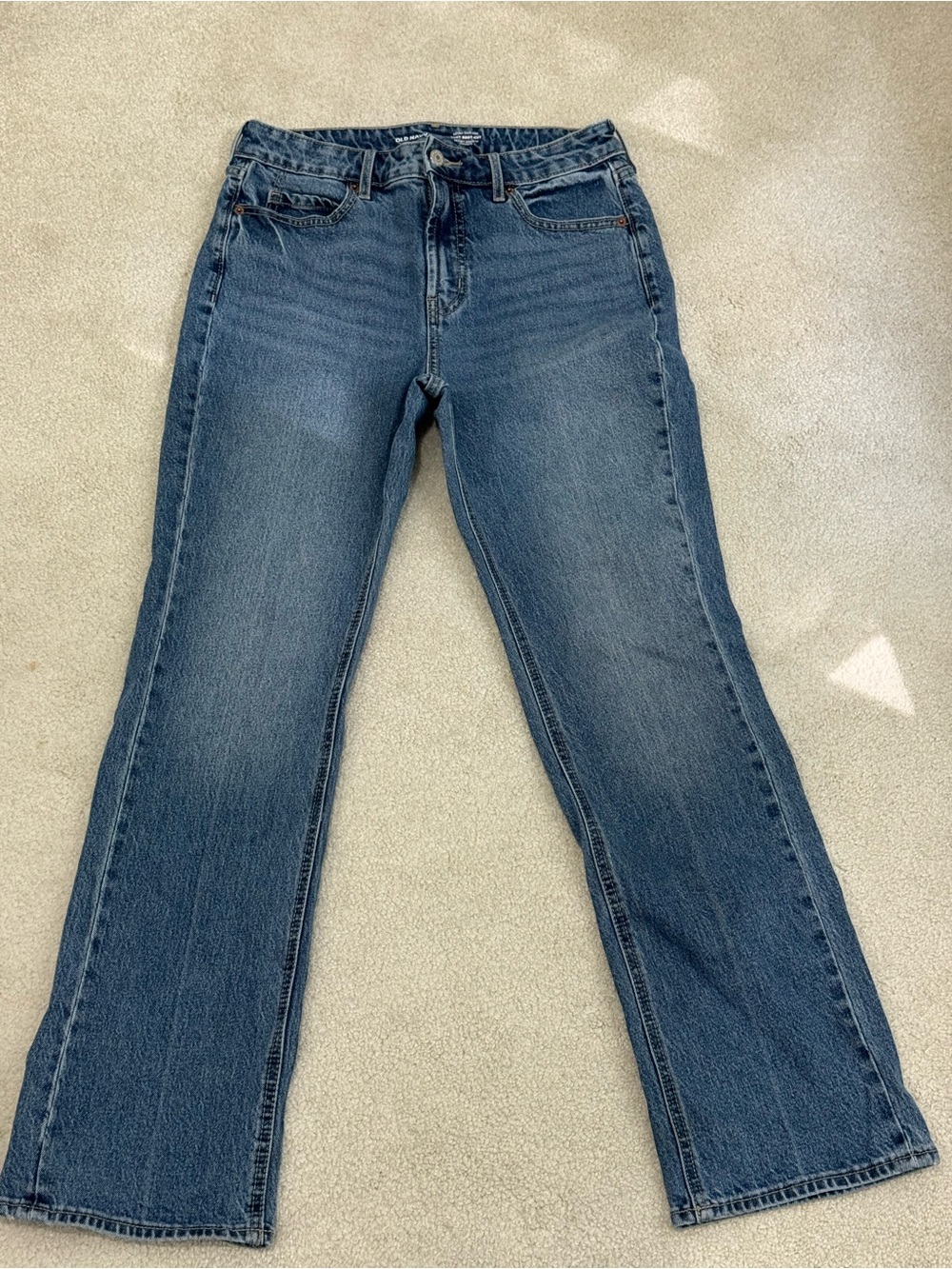 Old Navy Women’s Extra-High-Weisted Boot Cut Jeans - Medium Blue Wash